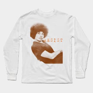 angela davis art Long Sleeve T-Shirt